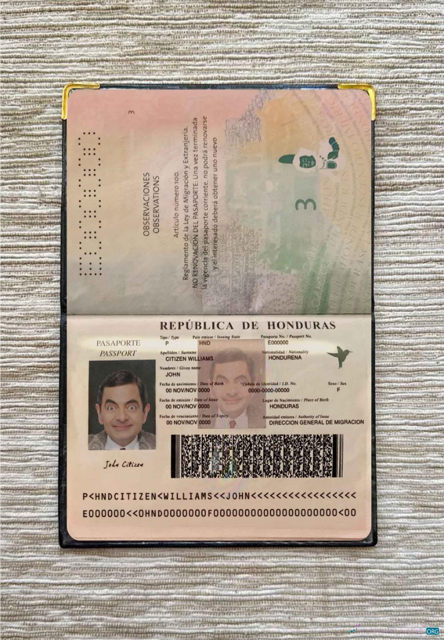 Download Honduras pass photo look Photoshop template
